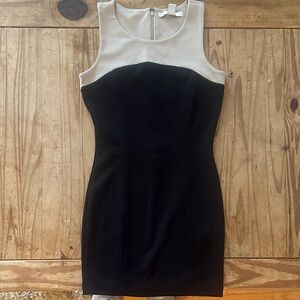 Forever 21 Black and Cream Mini Dress